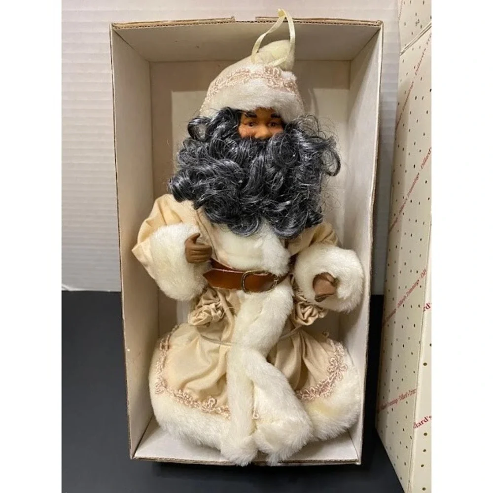 Vintage Dillard's Trimmings Nautical Santa‎ Beach Coastal Christmas Decor Piece